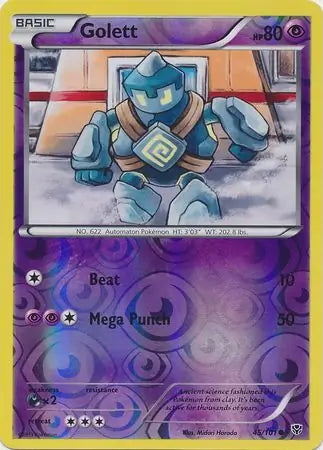Plasma Blast Golett #45/101 reverse holo