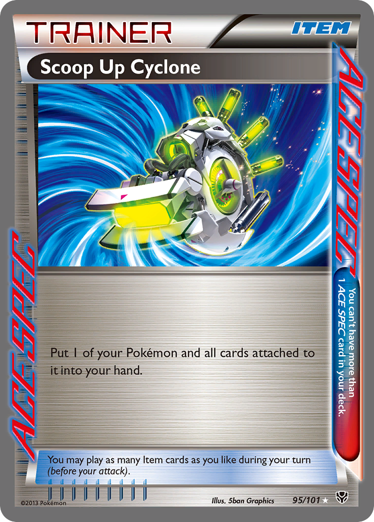 Plasma Blast Holo Scoop Up Cyclone #95/101