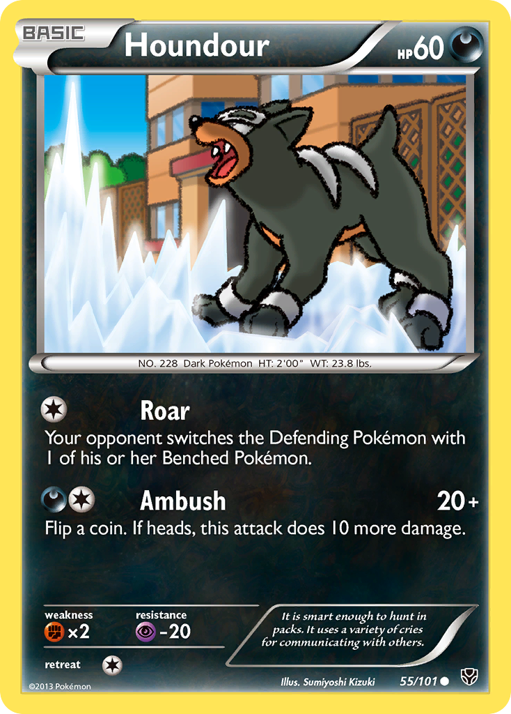 Plasma Blast Houndour #55/101