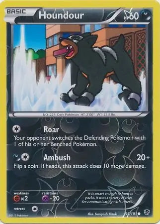 Plasma Blast Houndour #55/101 reverse holo