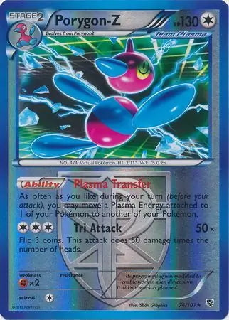Plasma Blast Porygon-Z #74/101 reverse holo