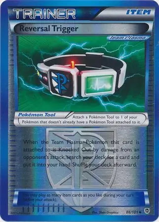 Plasma Blast Reversal Trigger #86/101 reverse holo