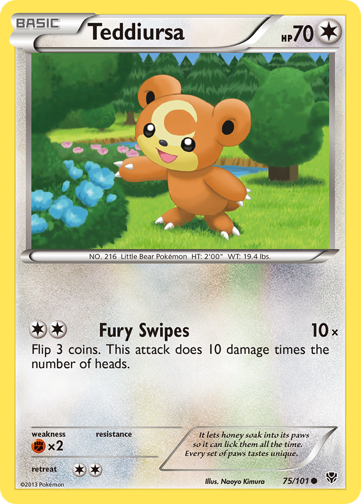 Plasma Blast Teddiursa #75/101