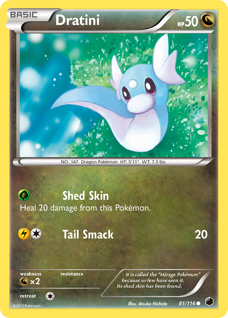 Plasma Freeze Dratini #81/116