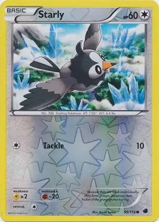 Plasma Freeze Starly #95/116 reverse holo