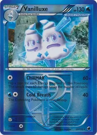Plasma Freeze Vanilluxe #29/116 reverse holo