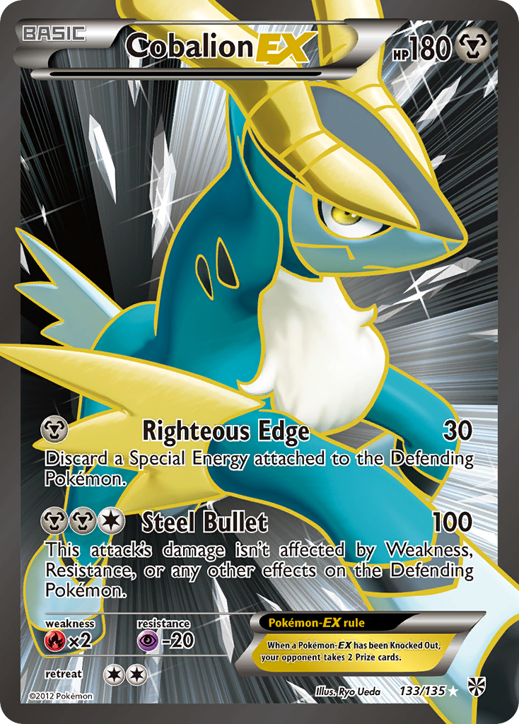 Plasma Storm Cobalion EX #133/135