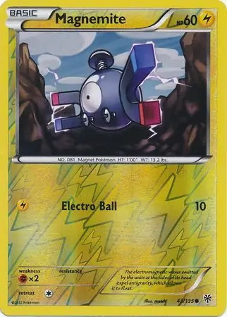 Plasma Storm Magnemite #43/135 reverse holo