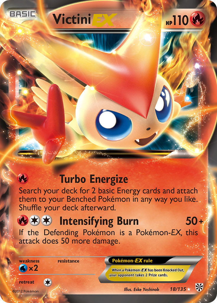 Plasma Storm Victini EX #18/135