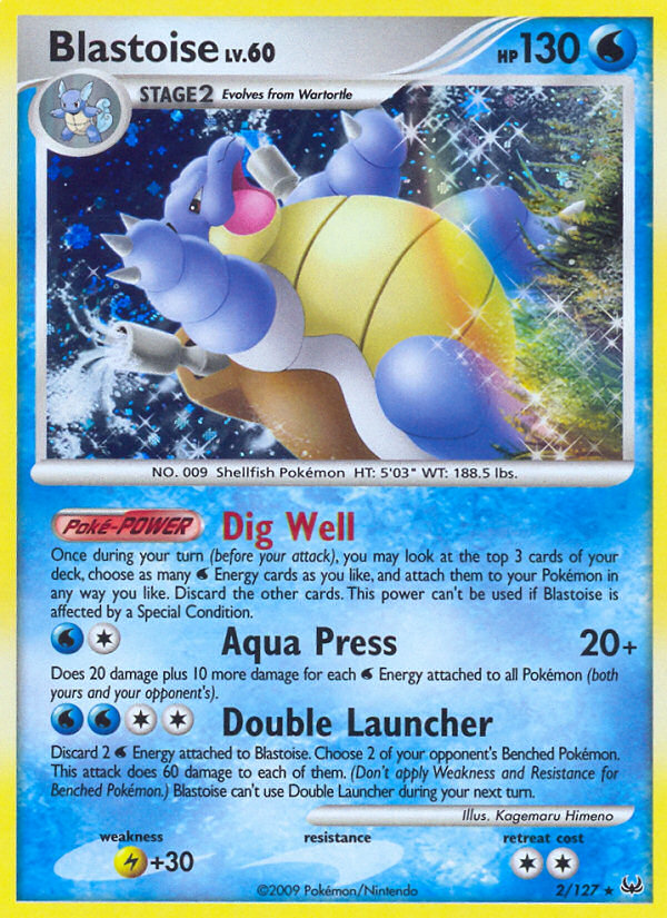 Platinum Holo Blastoise #2/127