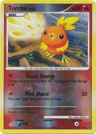 Platinum Torchic #99/127 reverse holo