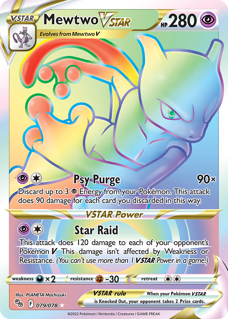 Pokémon Go Mewtwo VSTAR #79/78