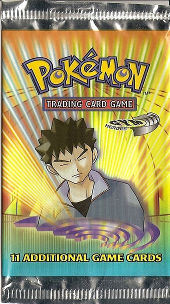 Pokémon Gym Heroes Booster Pack Brock