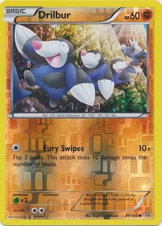 Primal Clash Drilbur #89/160 reverse holo