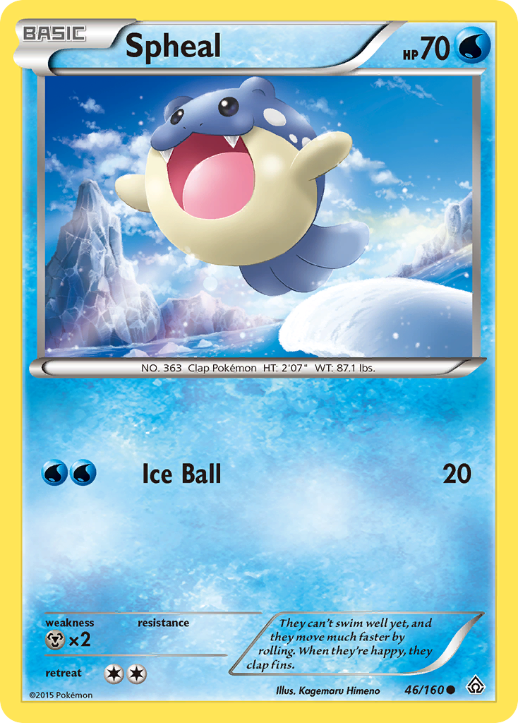 Primal Clash Spheal #46/160