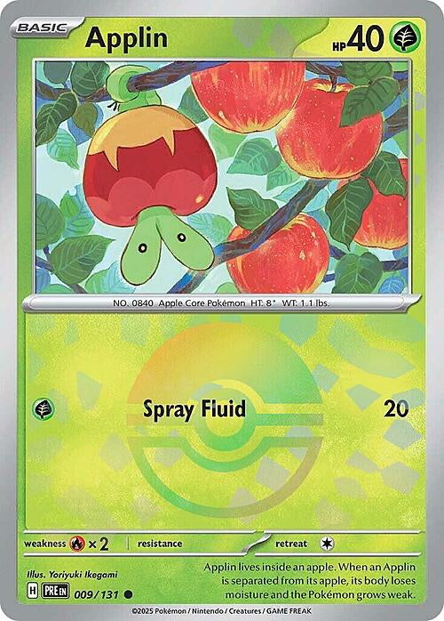 Prismatic Evolutions Applin #009/131 Pokéball