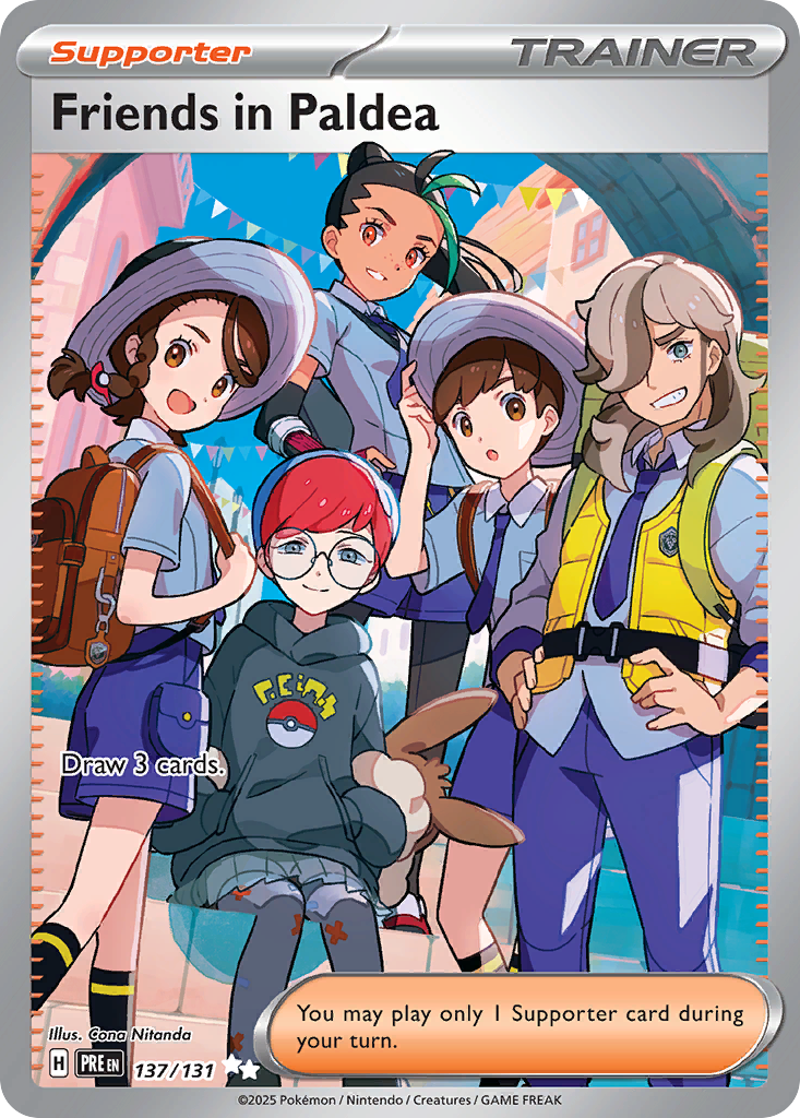 Prismatic Evolutions Friends in Paldea #137/131