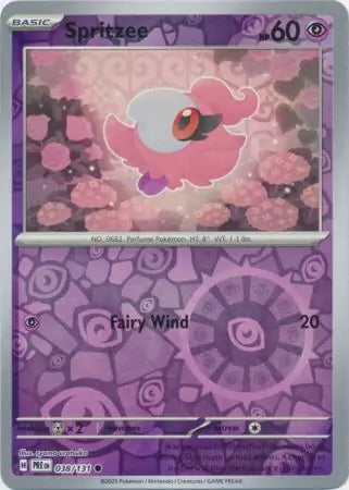 Prismatic Evolutions Spritzee #038/131 reverse holo