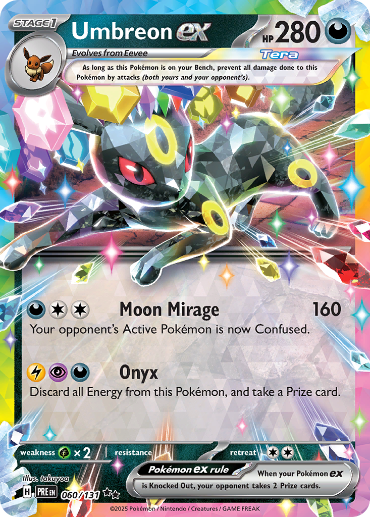 Prismatic Evolutions Umbreon ex #060/131