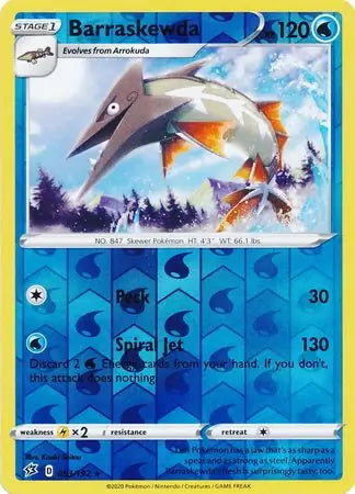 Rebel Clash Barraskewda #53/192 reverse holo