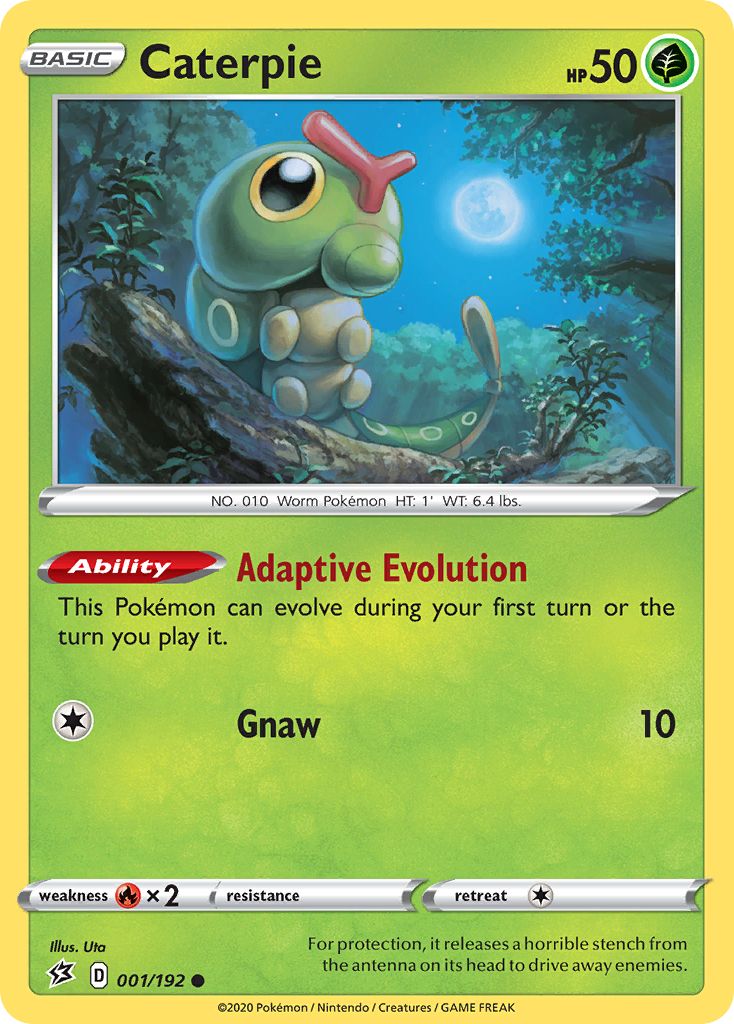 Rebel Clash Caterpie #1/192