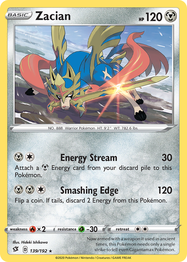 Rebel Clash Zacian #139/192