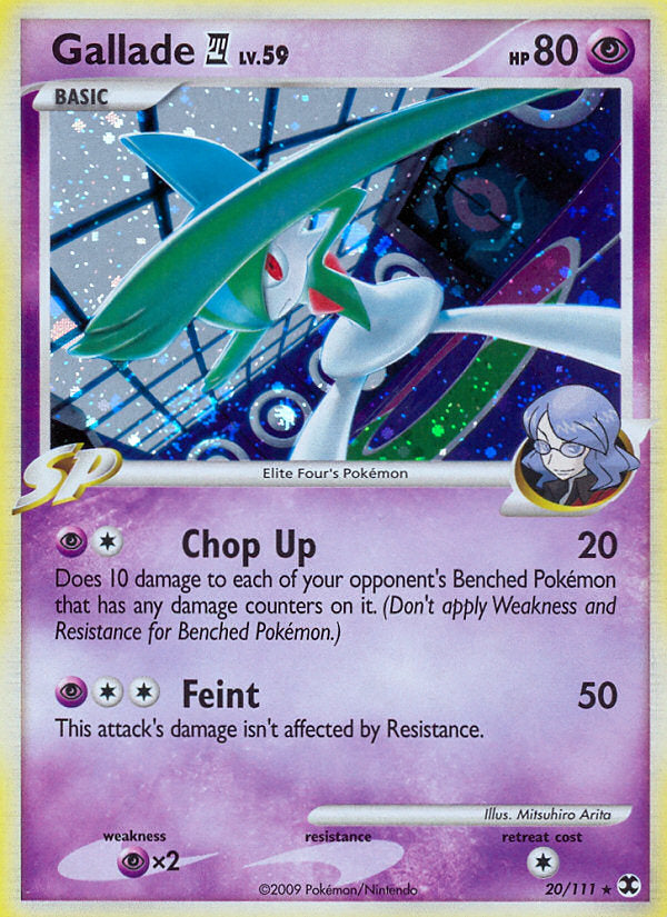 Rising Rivals Holo Gallade 4 #20/111