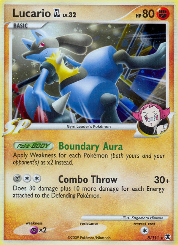 Rising Rivals Holo Lucario GL #8/111