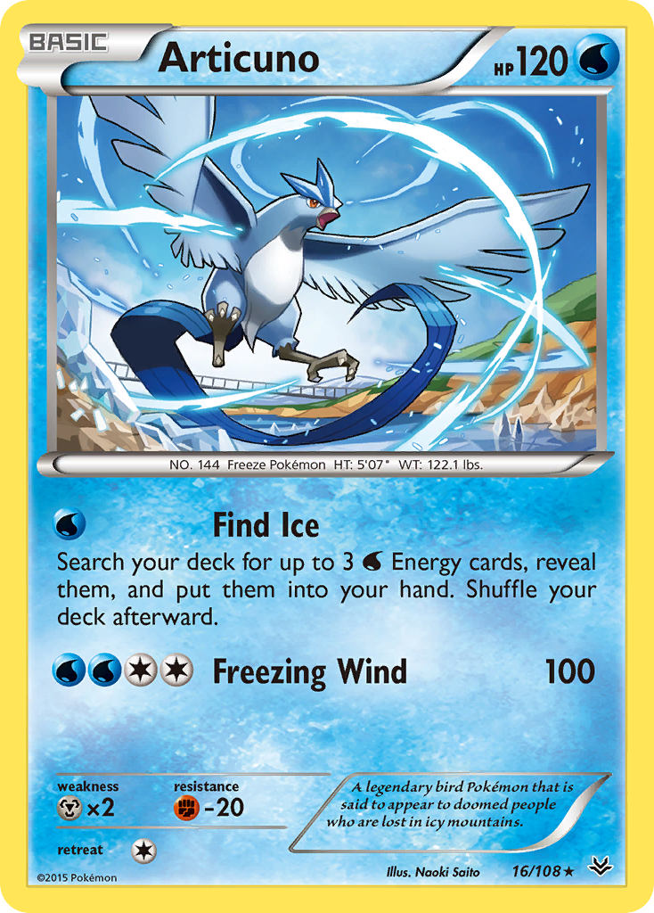 Roaring Skies Articuno #16/108