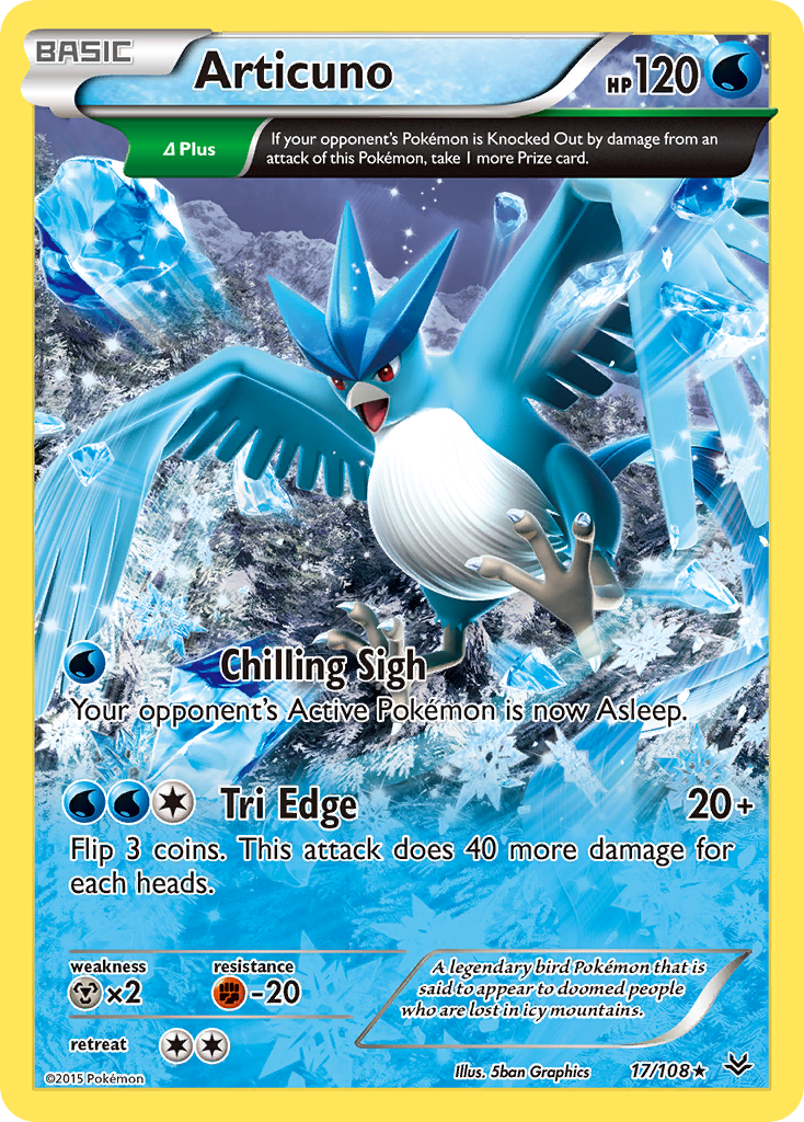Roaring Skies Articuno #17/108