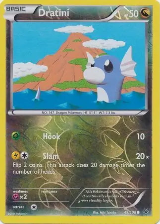 Roaring Skies Dratini #49/108 reverse holo
