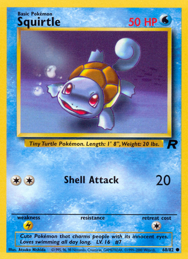 Rocket set Squirtle #68/82 unlimited