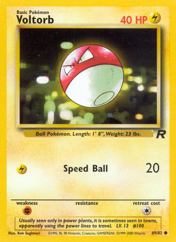 Rocket set Voltorb #69/82 unlimited