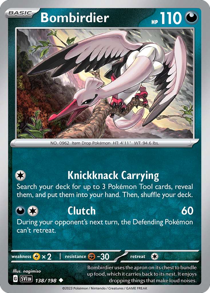 Scarlet & Violet Bombirdier #138/198