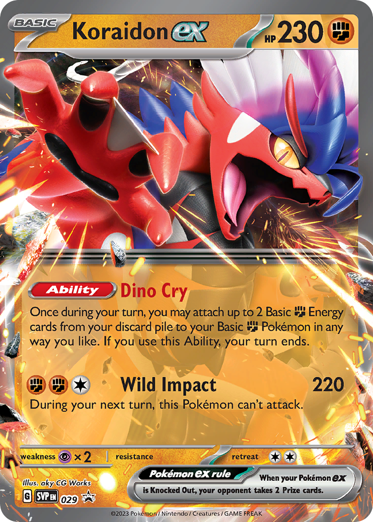 Scarlet & Violet Promo Koraidon ex #29