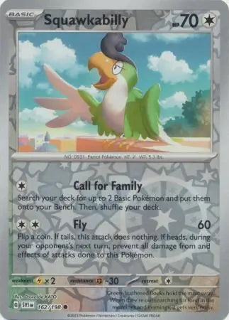 Scarlet & Violet Squawkabilly #162/198 reverse holo