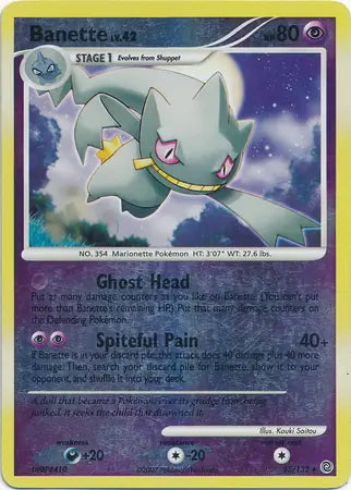 Secret Wonders Banette #23/132 reverse holo