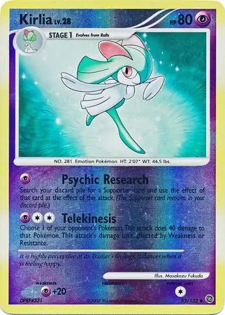 Secret Wonders Kirlia #53/132 reverse holo