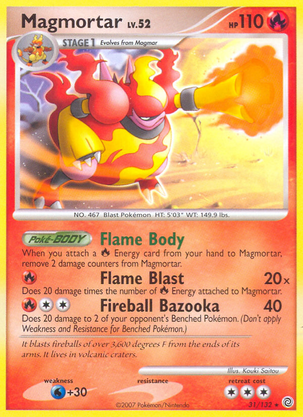 Secret Wonders Non - Holo Magmortar #31/132