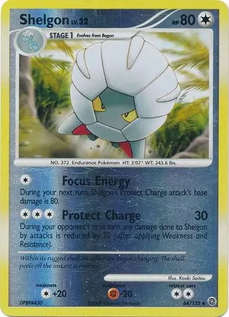 Secret Wonders Shelgon #64/132 reverse holo