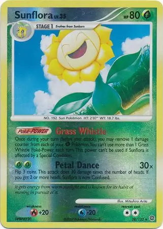Secret Wonders Sunflora #38/132 reverse holo