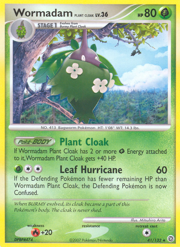 Secret Wonders Wormadam Plant Cloak #41/132