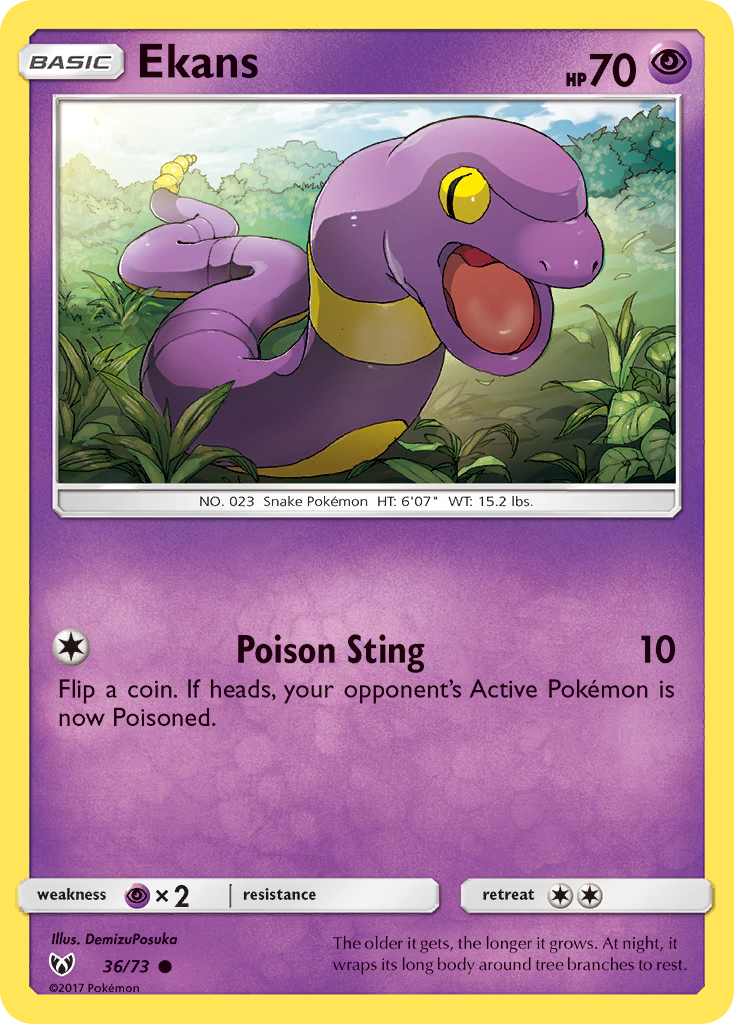 Shining Legends Ekans #36/73