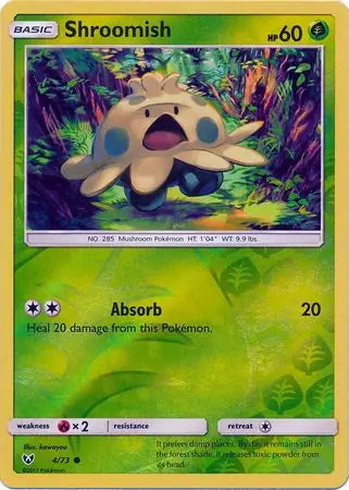 Shining Legends Shroomish #4/73 reverse holo