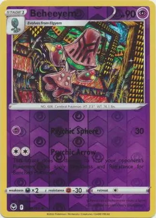 Silver Tempest Beheeyem #80/195 reverse holo