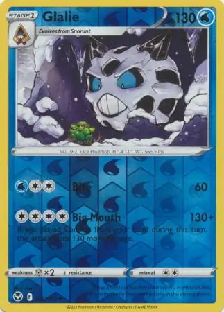 Silver Tempest Glalie #42/195 reverse holo