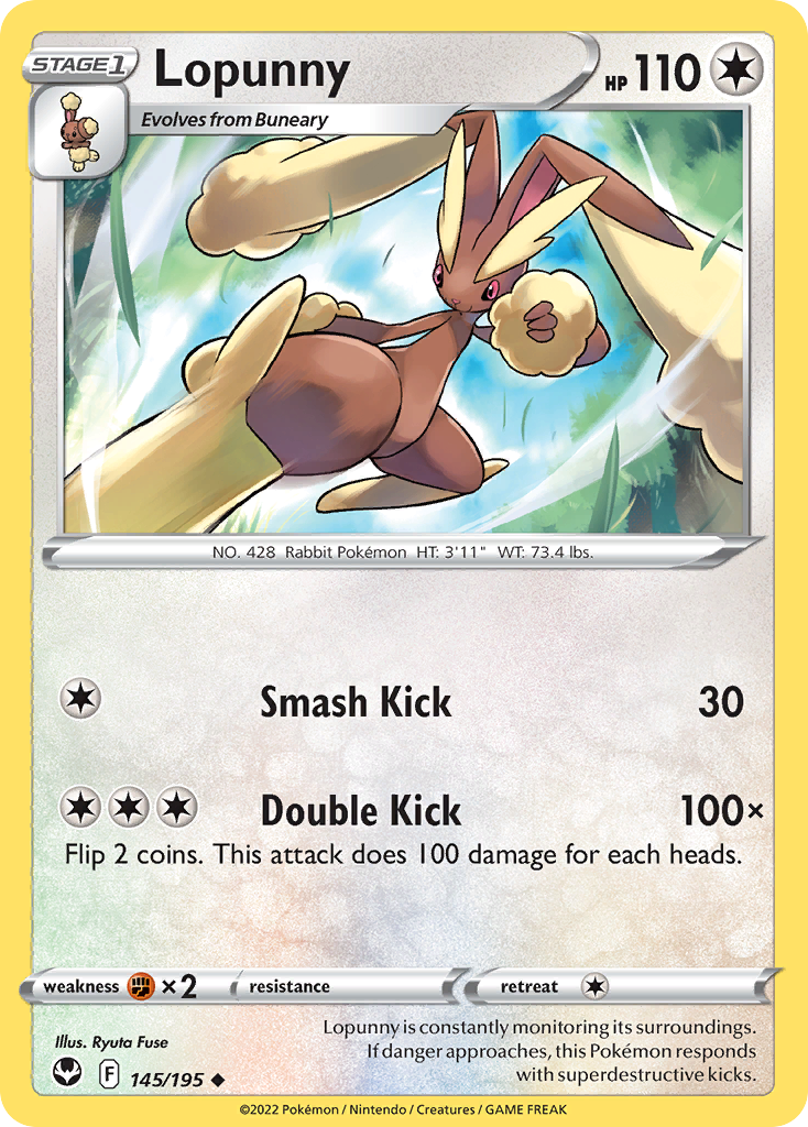 Silver Tempest Lopunny #145/195