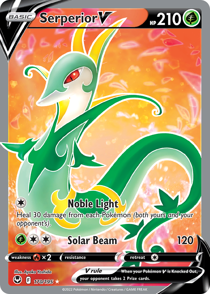 Silver Tempest Serperior V #170/195