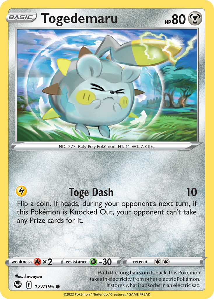 Silver Tempest Togedemaru #127/195