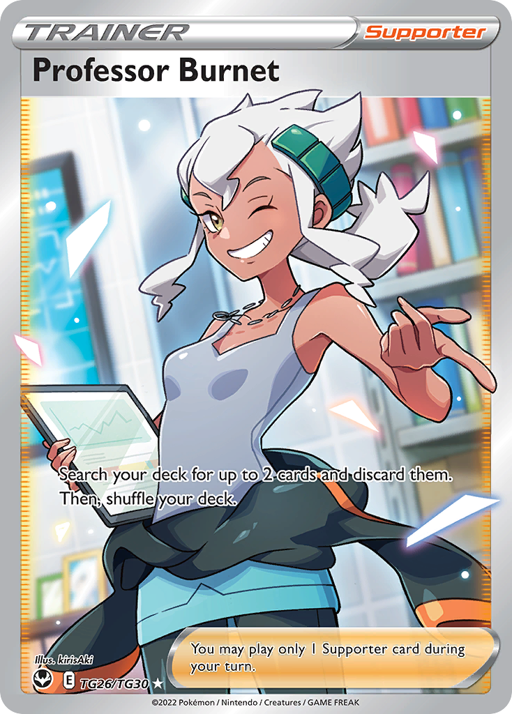 Silver Tempest Trainer Gallery Professor Burnet #TG26/30